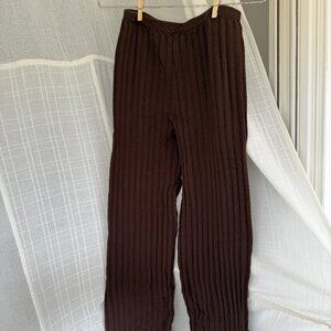 JUEM Brown Wide Leg Pants Size 8